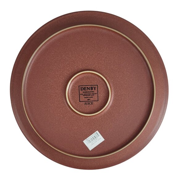 Denby Juice Dinner Plate Berry Blue 10.5" Round Stoneware England Replacement - Picture 4 of 9